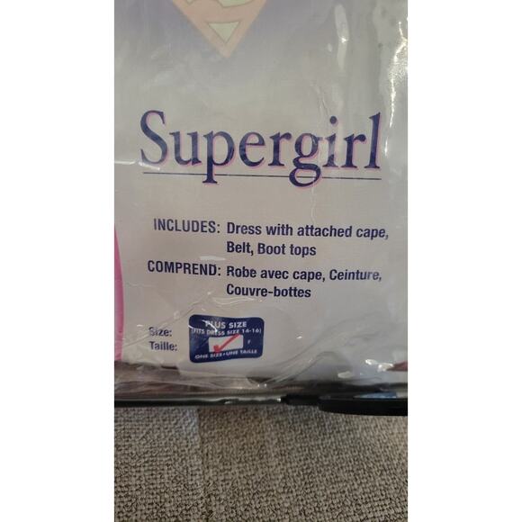 Secret Wishes Supergirl Costume – Plus Size (Fits 14–16) – DC Comics Dress with - Picture 2 of 7